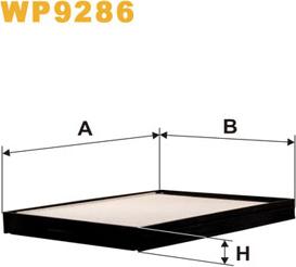 WIX Filters WP9286 - Filtrs, Salona telpas gaiss autodraugiem.lv