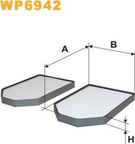 WIX Filters WP6942 - Filtrs, Salona telpas gaiss autodraugiem.lv