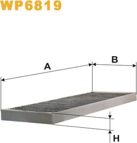 WIX Filters WP6819 - Filtrs, Salona telpas gaiss autodraugiem.lv