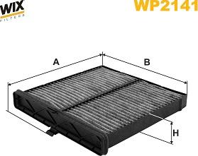 WIX Filters WP2141 - Filtrs, Salona telpas gaiss autodraugiem.lv