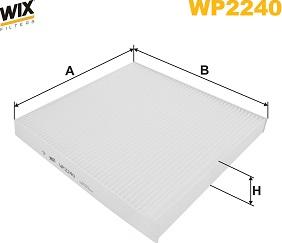 WIX Filters WP2240 - Filtrs, Salona telpas gaiss autodraugiem.lv