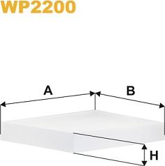 WIX Filters WP2200 - Filtrs, Salona telpas gaiss autodraugiem.lv