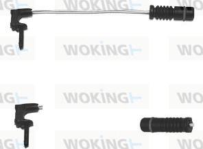 Woking 001053 - Indikators, Bremžu uzliku nodilums autodraugiem.lv