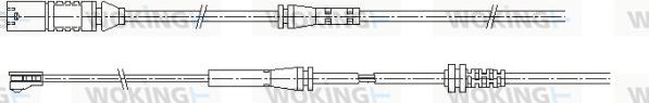 Woking 001200 - Indikators, Bremžu uzliku nodilums autodraugiem.lv