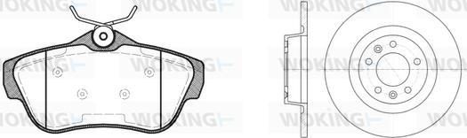 Woking 813993.00 - Bremžu komplekts, Disku bremzes autodraugiem.lv