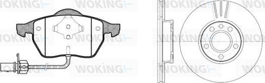 Woking 82903.05 - Bremžu komplekts, Disku bremzes autodraugiem.lv