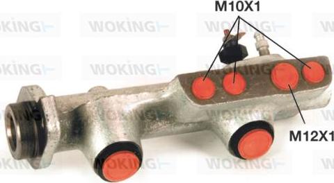 Woking C1019.23 - Galvenais bremžu cilindrs autodraugiem.lv