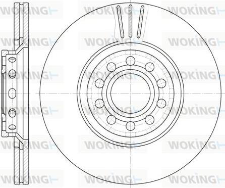 Woking D6596.10 - Bremžu diski autodraugiem.lv