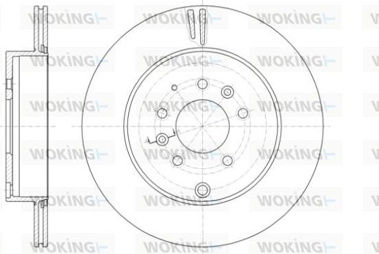 Woking D61402.10 - Bremžu diski autodraugiem.lv