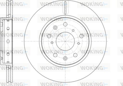 Woking D61417.10 - Bremžu diski autodraugiem.lv