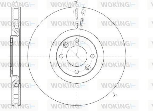 Woking D61470.10 - Bremžu diski autodraugiem.lv