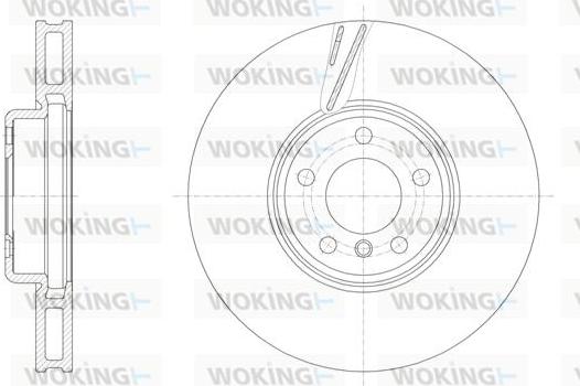 Woking D61552.10 - Bremžu diski autodraugiem.lv