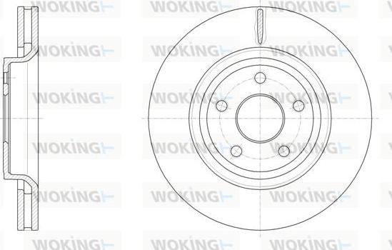 Woking D61512.10 - Bremžu diski autodraugiem.lv