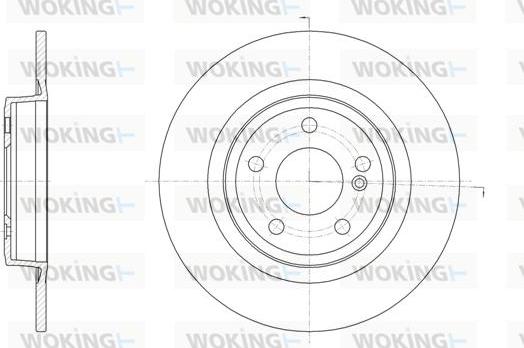 Woking D61578.00 - Bremžu diski autodraugiem.lv