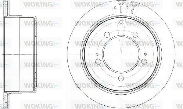 Woking D61693.10 - Bremžu diski autodraugiem.lv