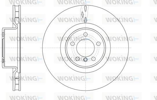 Woking D61661.10 - Bremžu diski autodraugiem.lv
