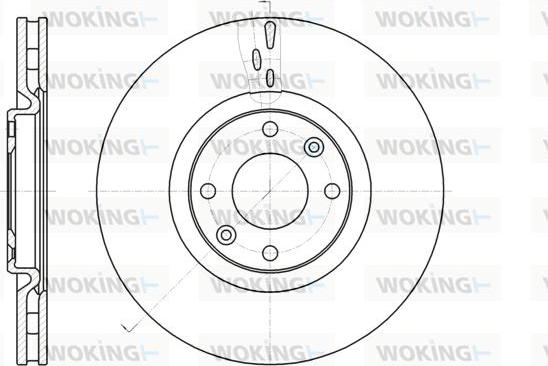 Woking D61059.10 - Bremžu diski autodraugiem.lv