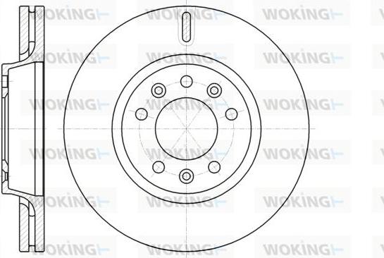 Woking D61052.10 - Bremžu diski autodraugiem.lv