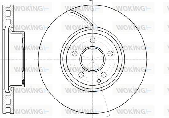 Woking D61067.10 - Bremžu diski autodraugiem.lv