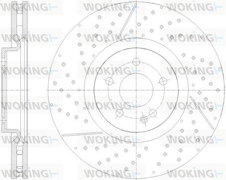 Woking D61852.10 - Bremžu diski autodraugiem.lv