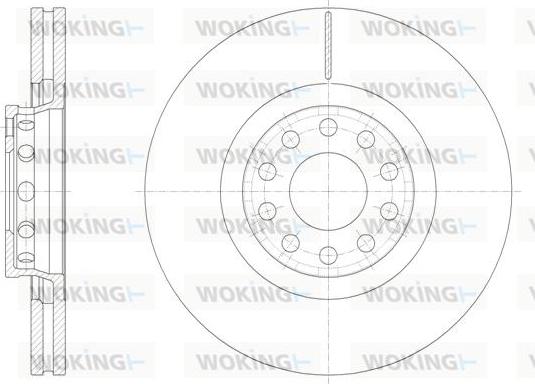 Woking D61362.10 - Bremžu diski autodraugiem.lv