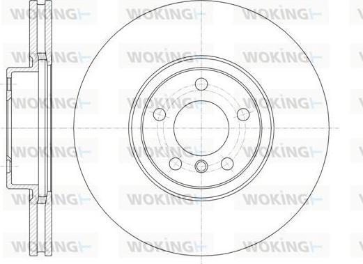 Woking D61335.10 - Bremžu diski autodraugiem.lv