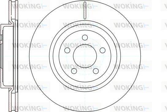 Woking D61269.10 - Bremžu diski autodraugiem.lv