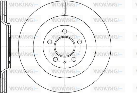 Woking D61267.10 - Bremžu diski autodraugiem.lv