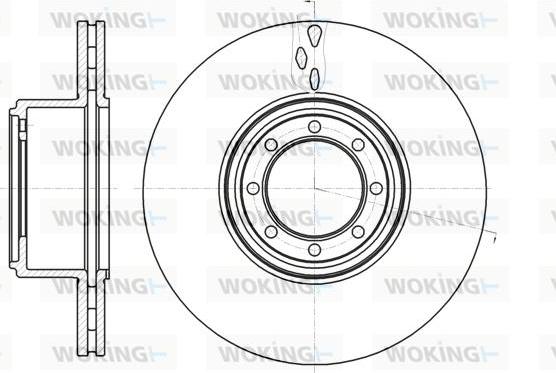 Woking D61216.10 - Bremžu diski autodraugiem.lv