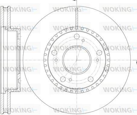 Woking D61232.10 - Bremžu diski autodraugiem.lv