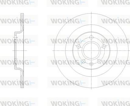 Woking D62105.00 - Bremžu diski autodraugiem.lv