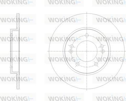 Woking D62103.00 - Bremžu diski autodraugiem.lv