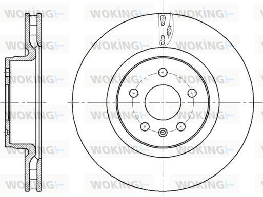 Woking D62110.10 - Bremžu diski autodraugiem.lv