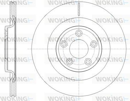 Woking D62111.10 - Bremžu diski autodraugiem.lv