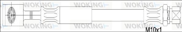 Woking G1953.00 - Bremžu šļūtene autodraugiem.lv