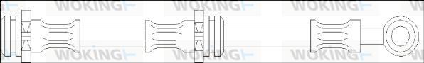 Woking G1904.13 - Bremžu šļūtene autodraugiem.lv