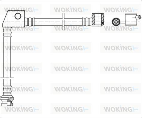 Woking G1904.25 - Bremžu šļūtene autodraugiem.lv