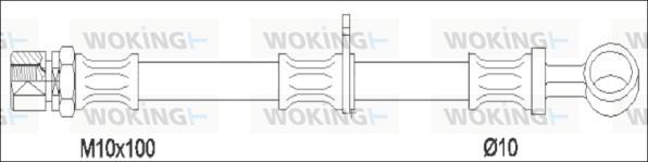Woking G1904.21 - Bremžu šļūtene autodraugiem.lv