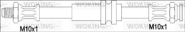 Woking G1903.23 - Bremžu šļūtene autodraugiem.lv