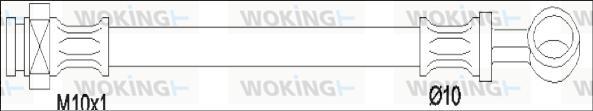Woking G1903.73 - Bremžu šļūtene autodraugiem.lv