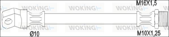 Woking G1928.00 - Bremžu šļūtene autodraugiem.lv