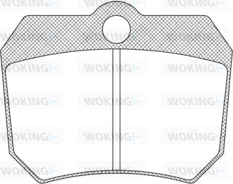Woking JSA 910305 - Bremžu uzliku kompl., Disku bremzes autodraugiem.lv