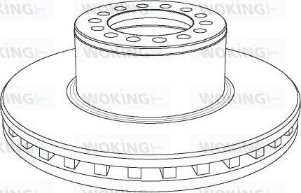 Woking NSA1055.20 - Bremžu diski autodraugiem.lv