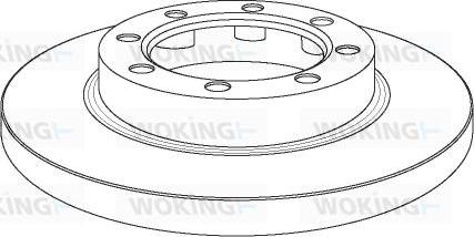 Woking NSA1030.10 - Bremžu diski autodraugiem.lv