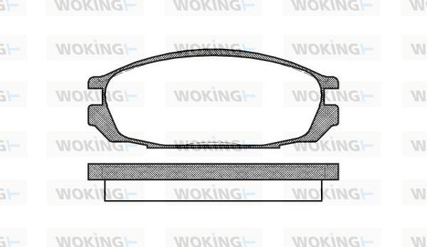 Woking P3923.00 - Bremžu uzliku kompl., Disku bremzes autodraugiem.lv