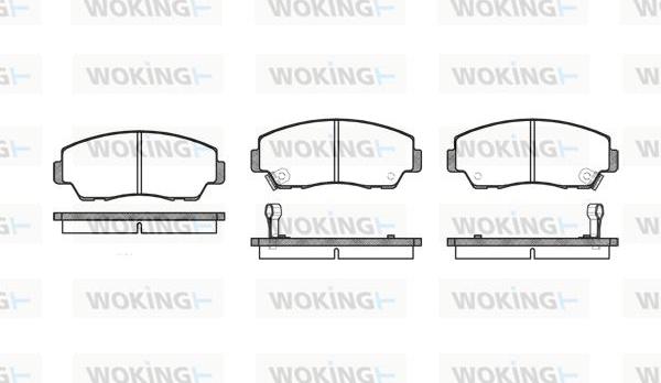 Woking P3183.02 - Bremžu uzliku kompl., Disku bremzes autodraugiem.lv