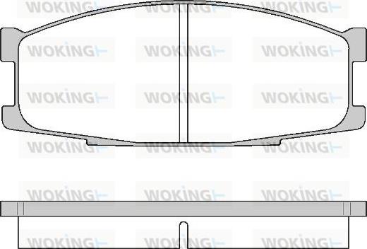 Woking P3833.00 - Bremžu uzliku kompl., Disku bremzes autodraugiem.lv