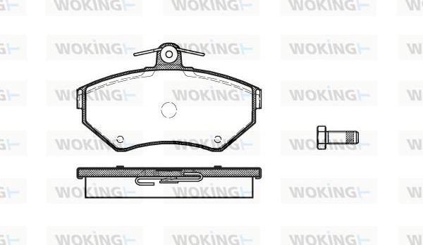 Woking P7313.10 - Bremžu uzliku kompl., Disku bremzes autodraugiem.lv