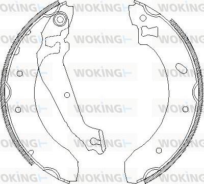 Woking Z4407.00 - Bremžu loki autodraugiem.lv