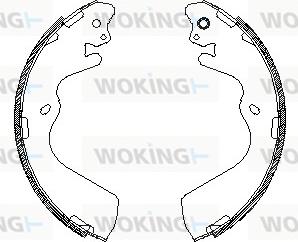 Woking Z4548.00 - Bremžu loki autodraugiem.lv